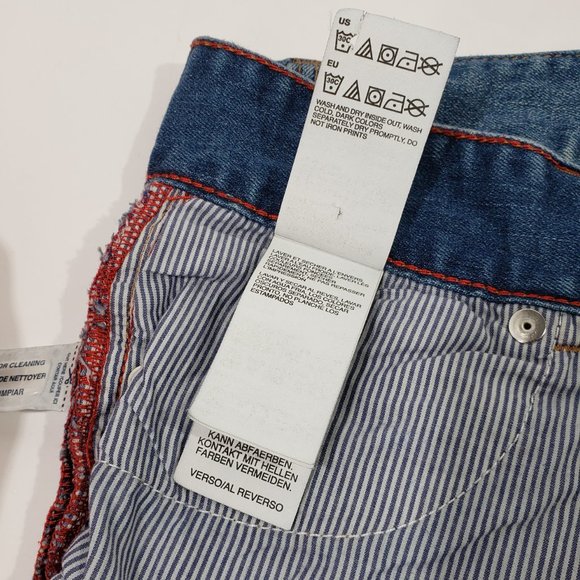 Tommy Hilfiger OS Boot Cut Jeans Size 9/10 Medium Wash 5 Pocket Design - Picture 9 of 12